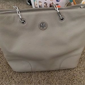 Tory Burch pebbled leather tote